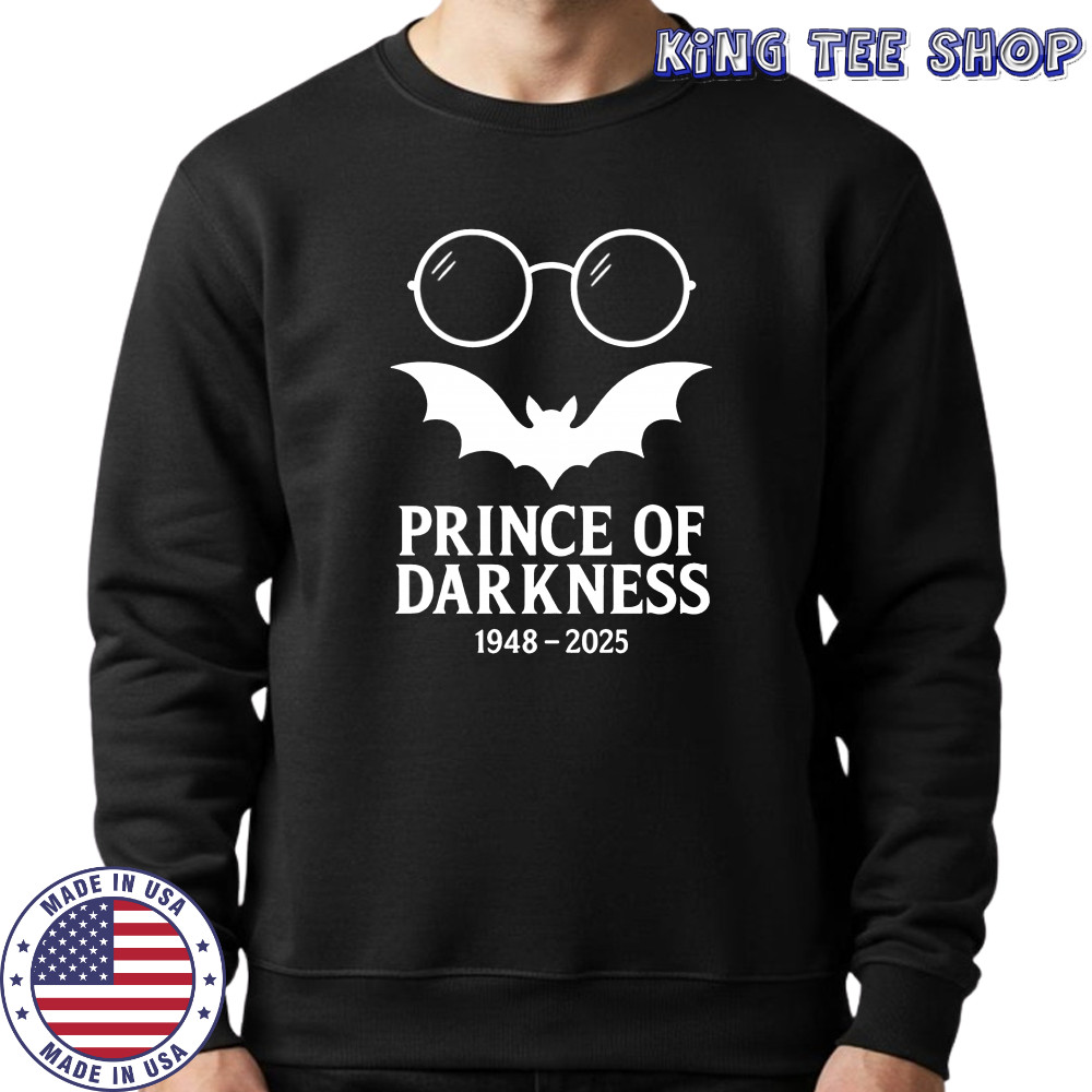 Ozzy Prince of darkness 1948 2025 shirt Sweatshirt