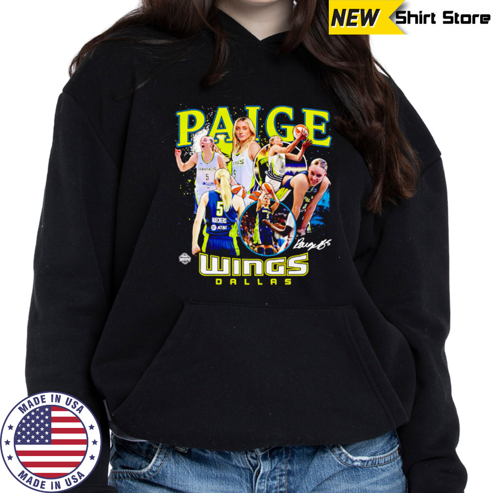 Paige Bueckers Dallas Wings WNBA All-Star signature shirt Hoodie