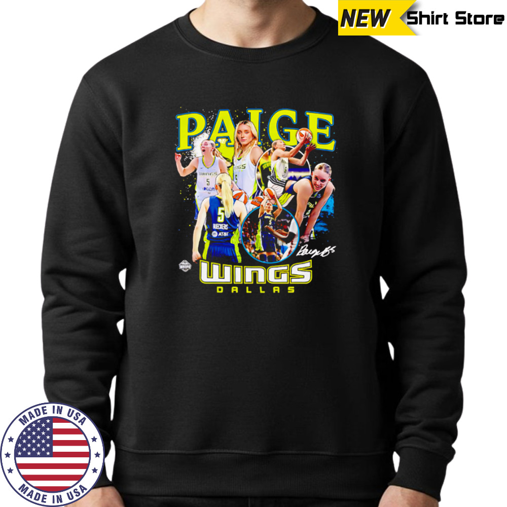 Paige Bueckers Dallas Wings WNBA All-Star signature shirt Sweatshirt