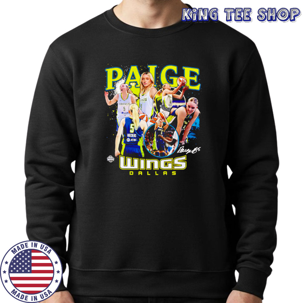 Paige Bueckers Dallas Wings WNBA All-Star signature shirt Sweatshirt