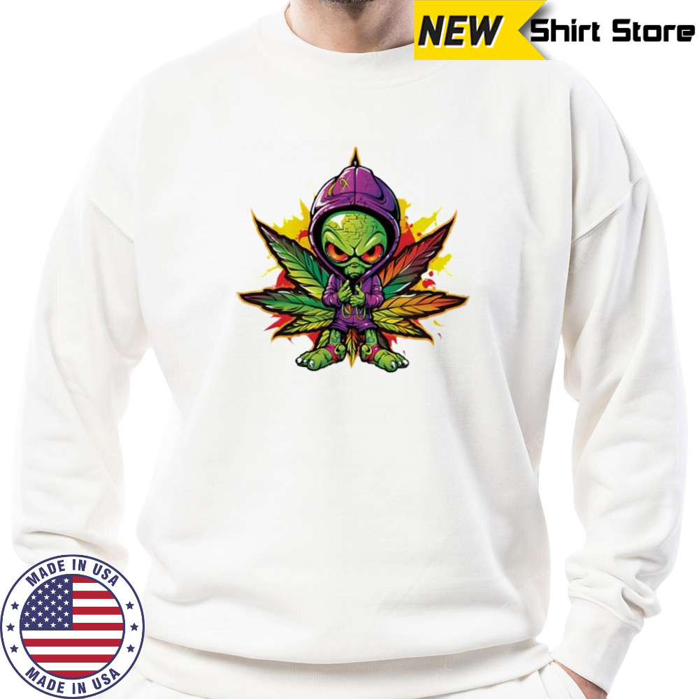 Purple Alien Haze Short Sleeve Performance shirt Sweatshirt