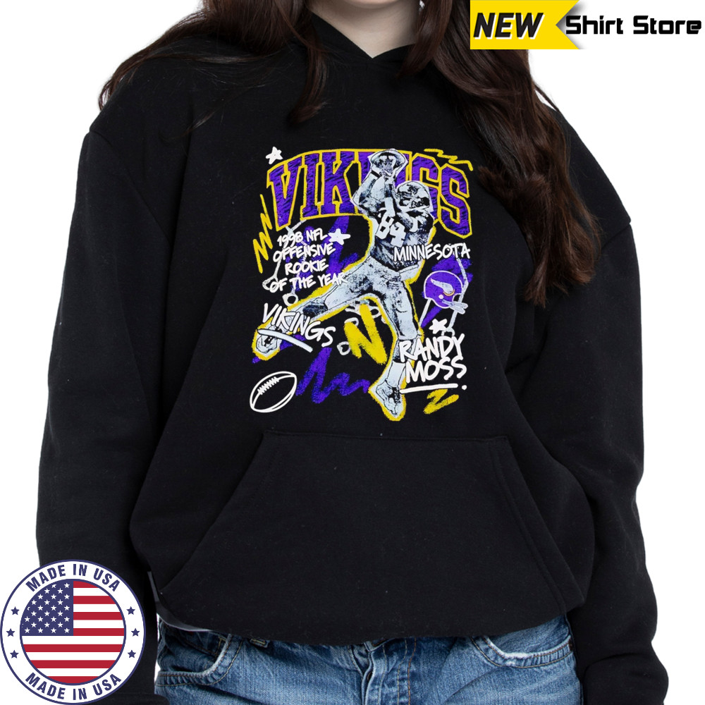 Randy Moss Minnesota Vikings chalked up player graphic shirt Hoodie