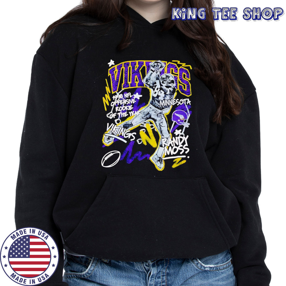 Randy Moss Minnesota Vikings chalked up player graphic shirt Hoodie