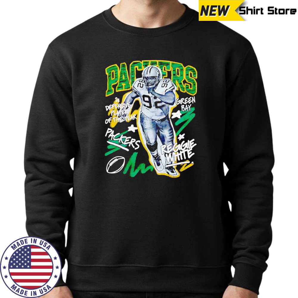 Reggie White Green Bay Packers chalked up player graphic shirt Sweatshirt