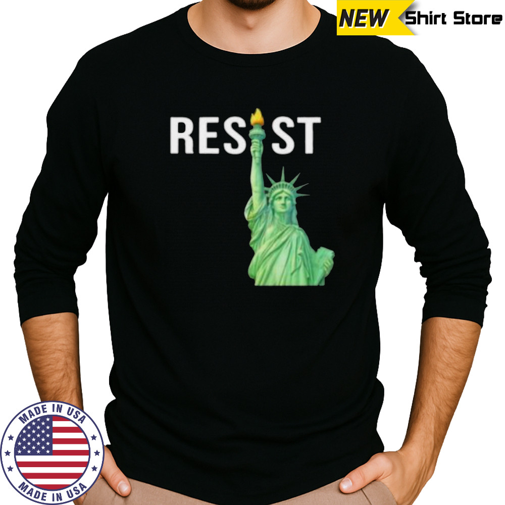 Resist Statue of Liberty shirt Long Sleeved