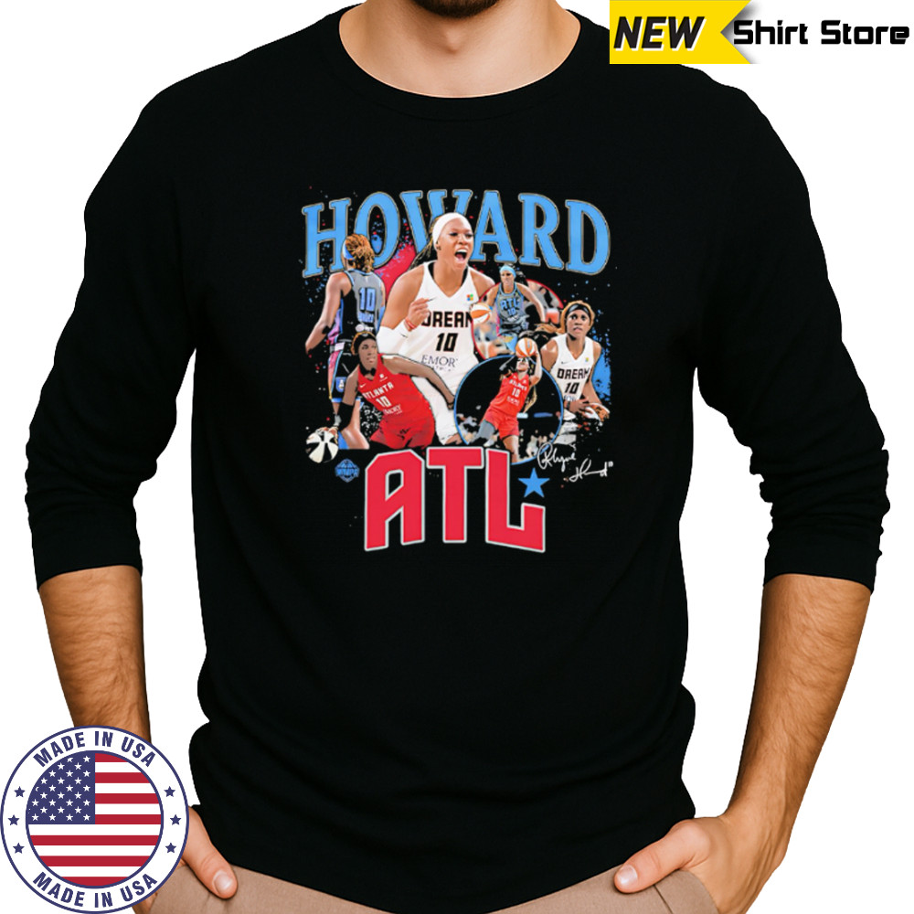 Rhyne Howard Atlanta Dream WNBA All-Star signature shirt Long Sleeved