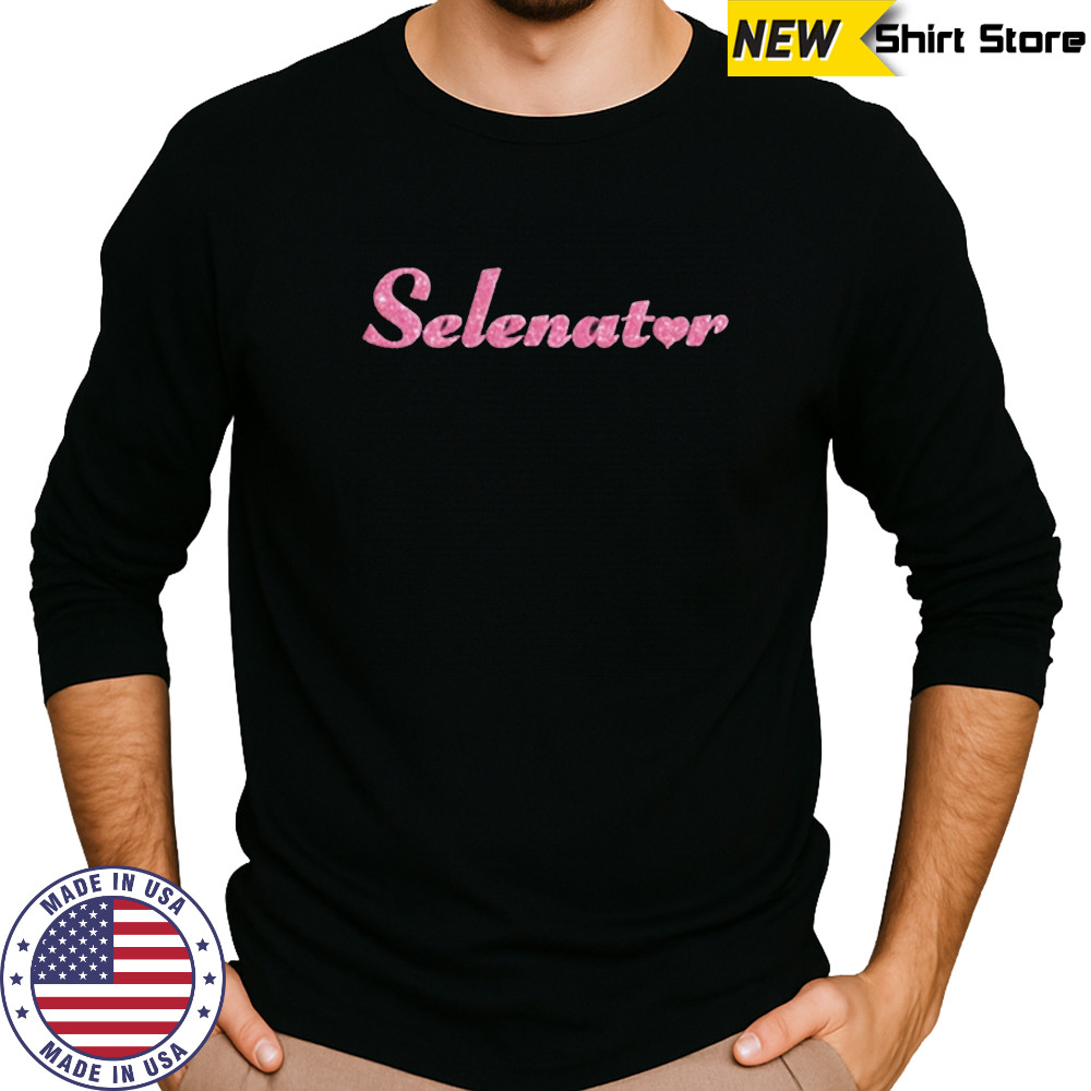 Selenator Script Pink T-Shirt Long Sleeved