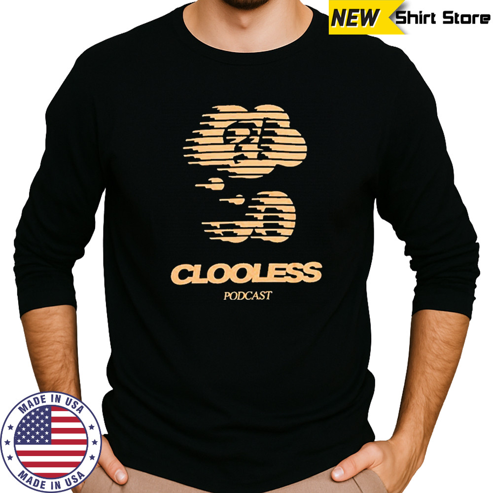 Static Thoughts Tee Clooless T-Shirt Long Sleeved