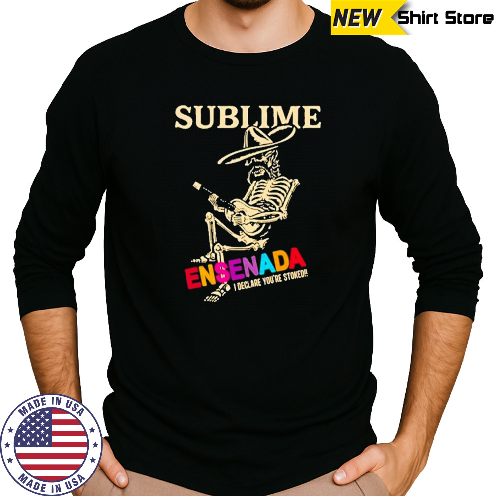 Sublime Ensenada Skeleton T-Shirt Long Sleeved