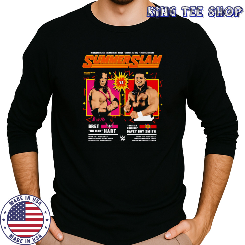 SummerSlam 1992 Match poster shirt Long Sleeved