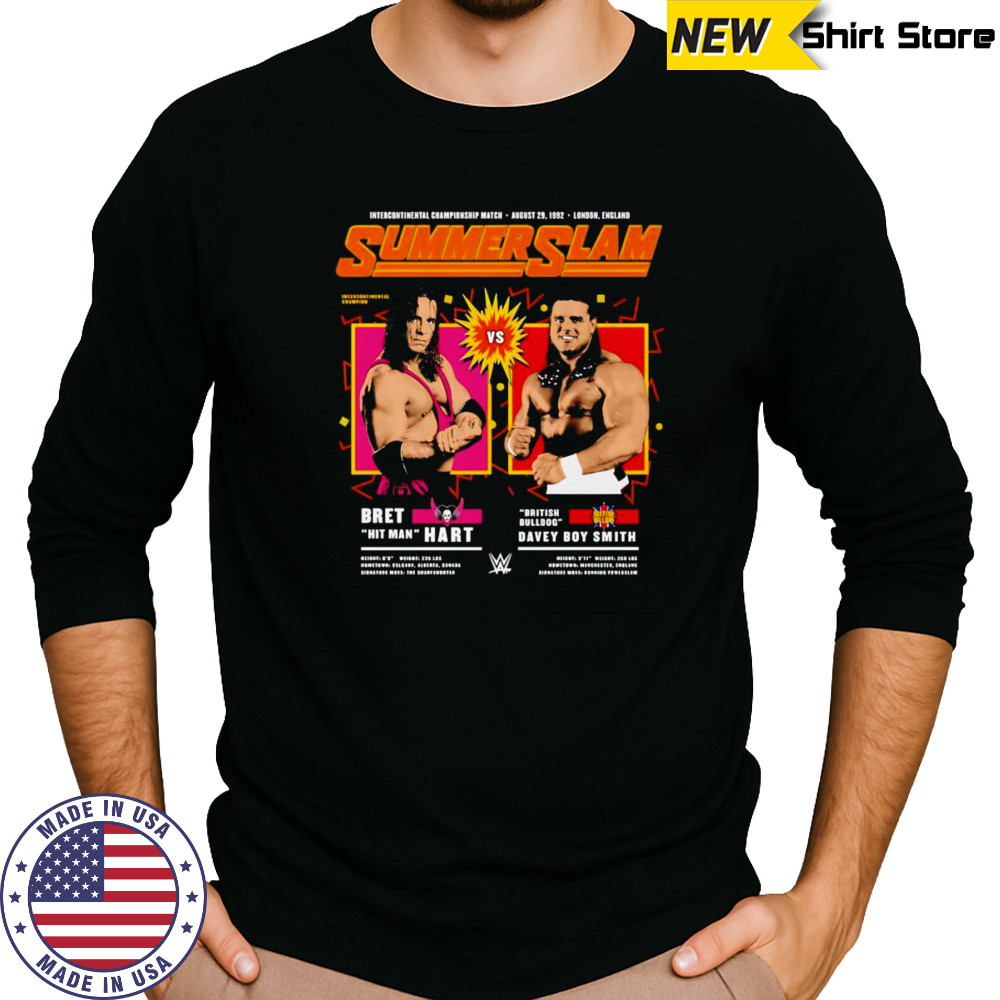 SummerSlam 1992 Match poster shirt Long Sleeved