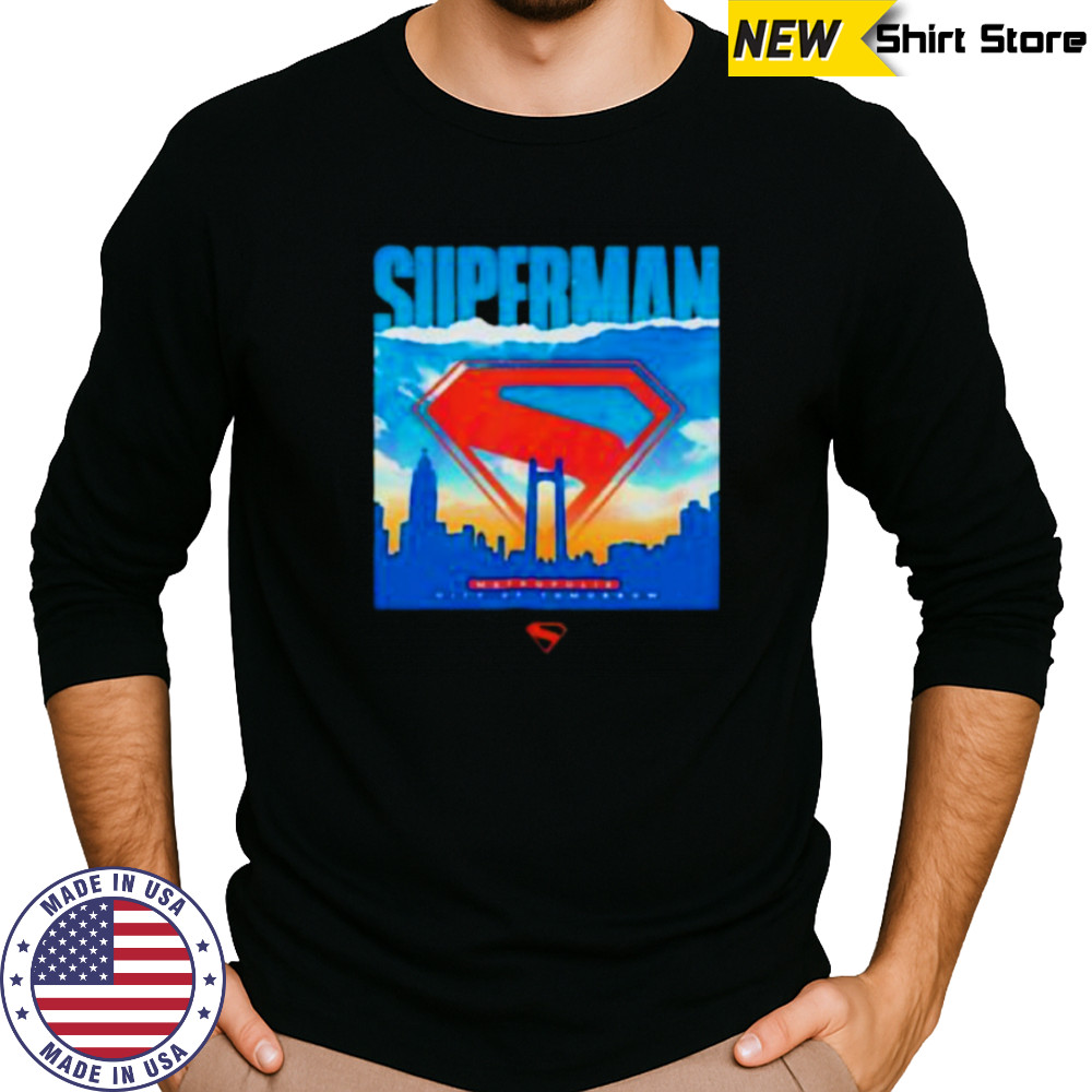 Superman Metropolis City of tomorrow shirt Long Sleeved