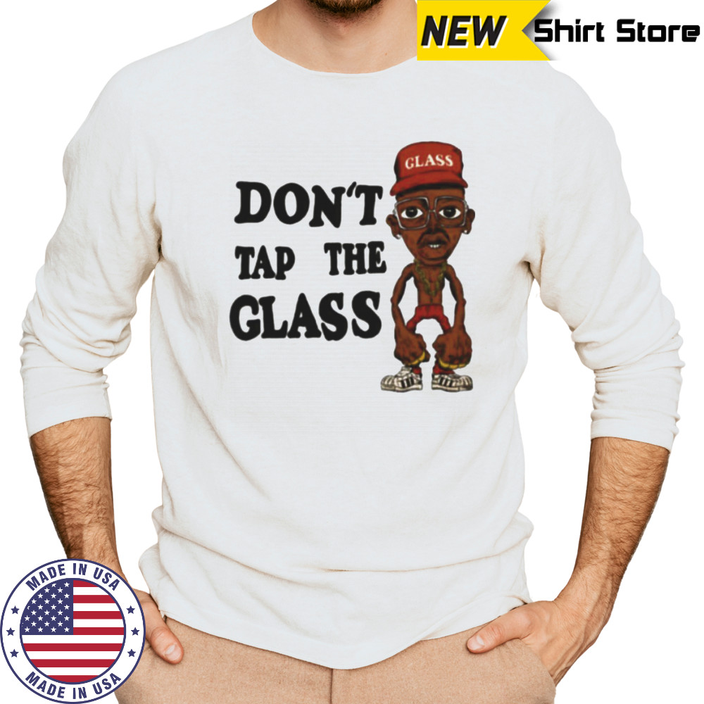 Tap The Glass Twice Tyler caricature shirt Long Sleeved