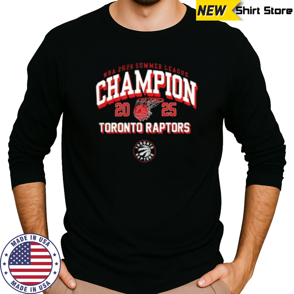 Toronto Raptors NBA 2K26 Summer League 2025 Las Vegas Champions shirt Long Sleeved