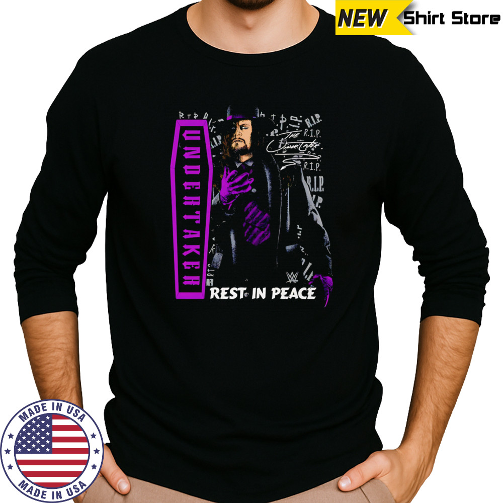 Undertaker Rest in peace shirt Long Sleeved