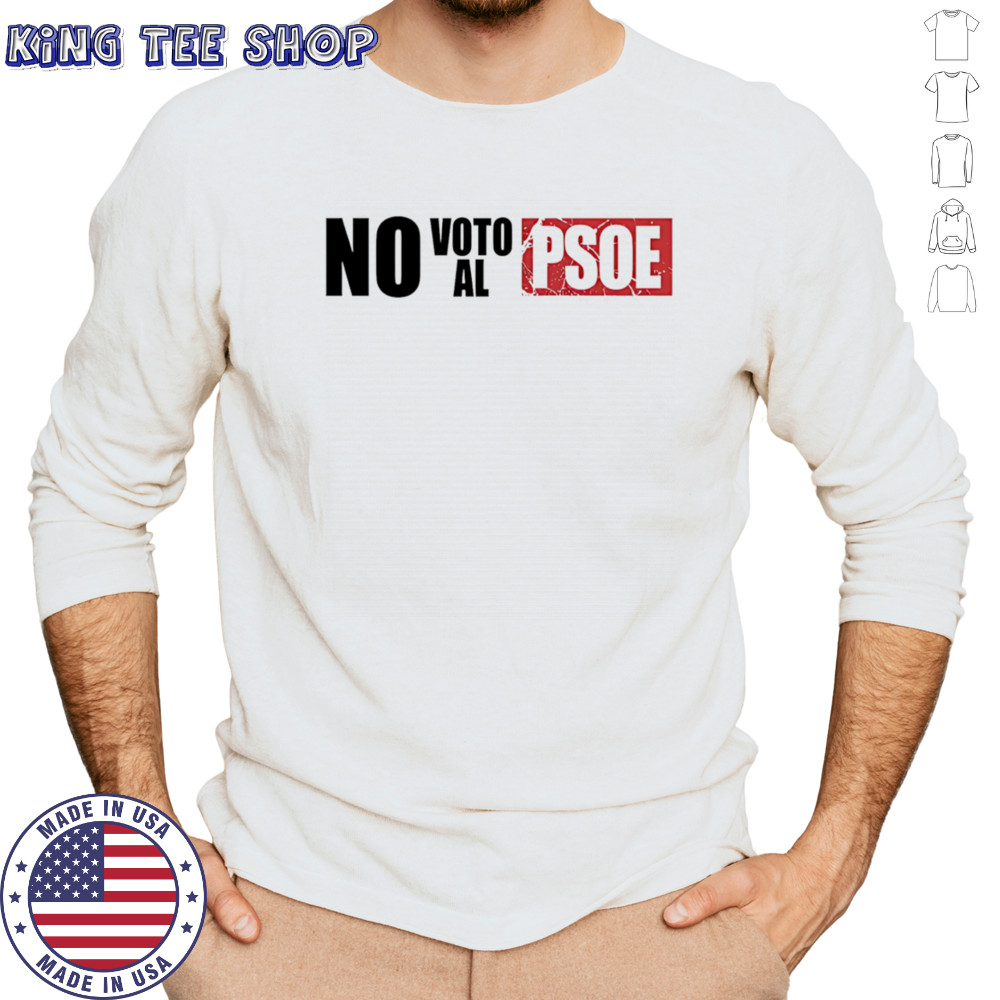 Vox No Voto Al Psoe shirt Long Sleeved
