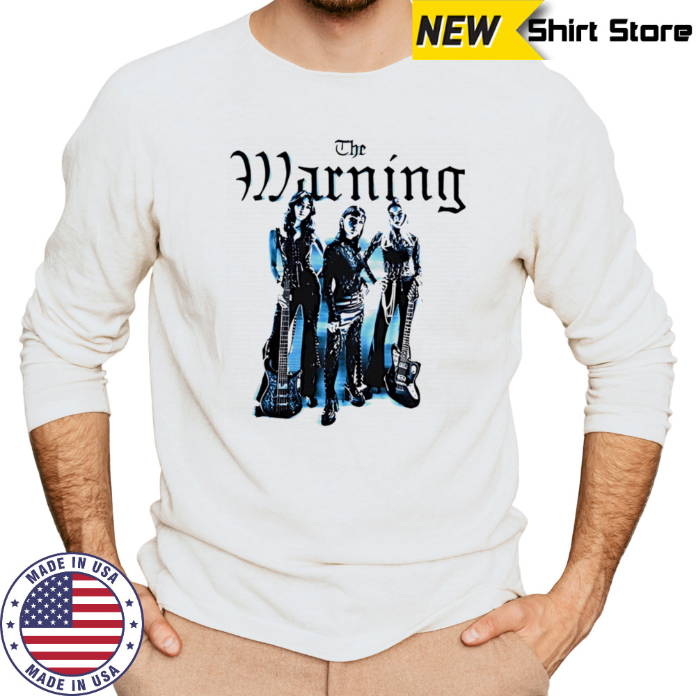 Warning Band photo shirt Long Sleeved