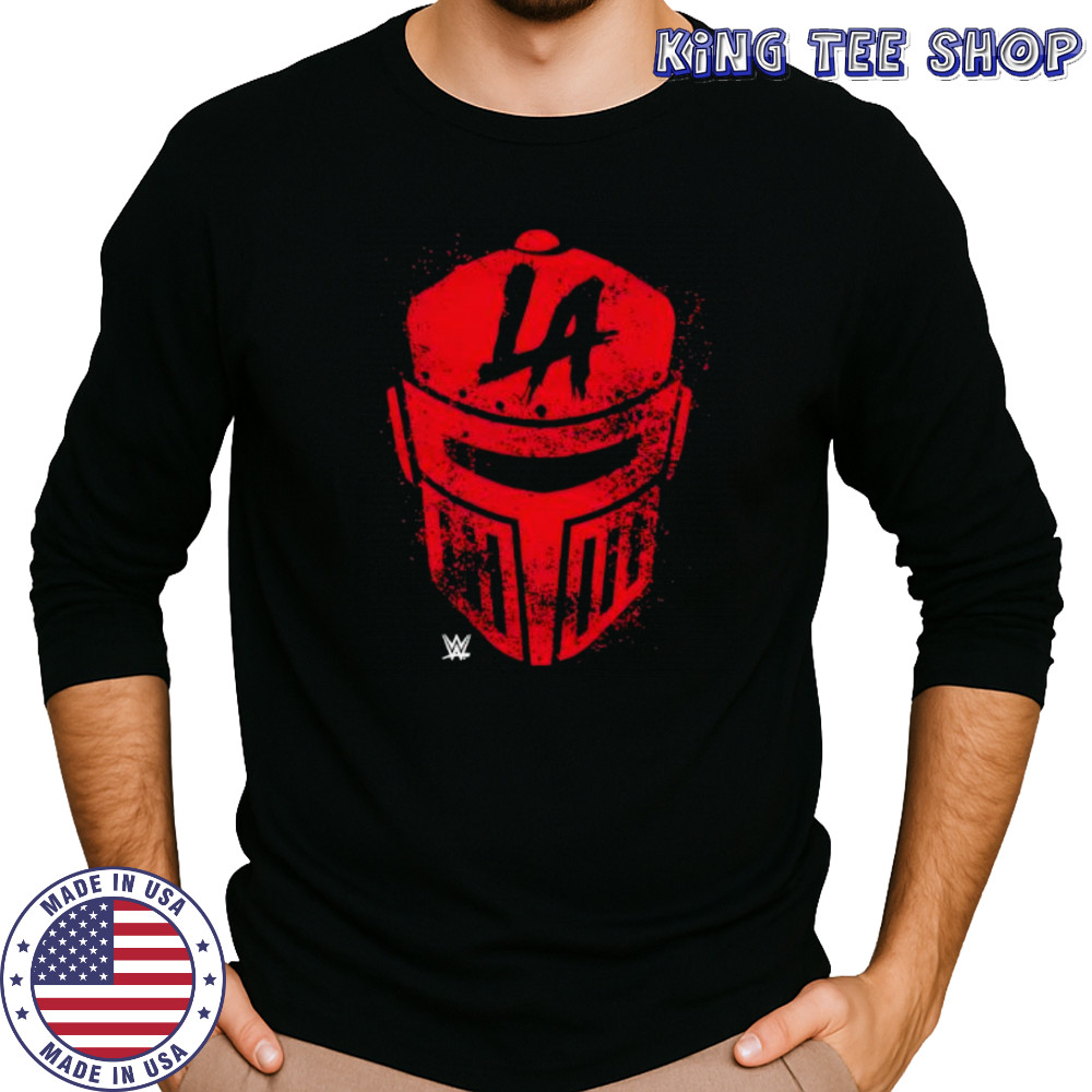 WWE LA Knight Helmet shirt Long Sleeved