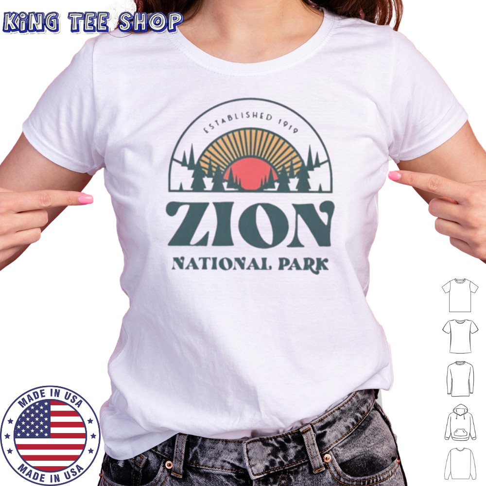 Zion National Park established 1919 shirt Women's T-shirt