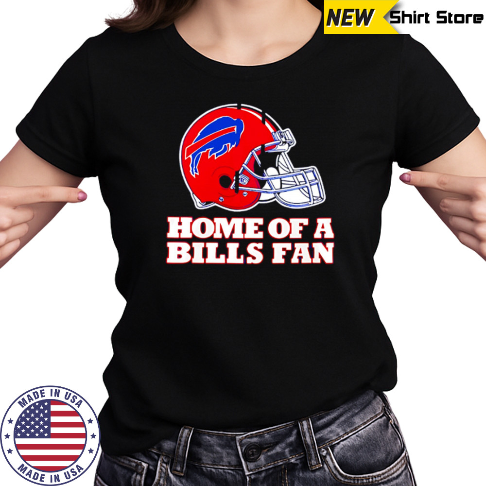 2025 Buffalo Bills Red Helmets Back Home Of A Bills shirt Women's T-shirt