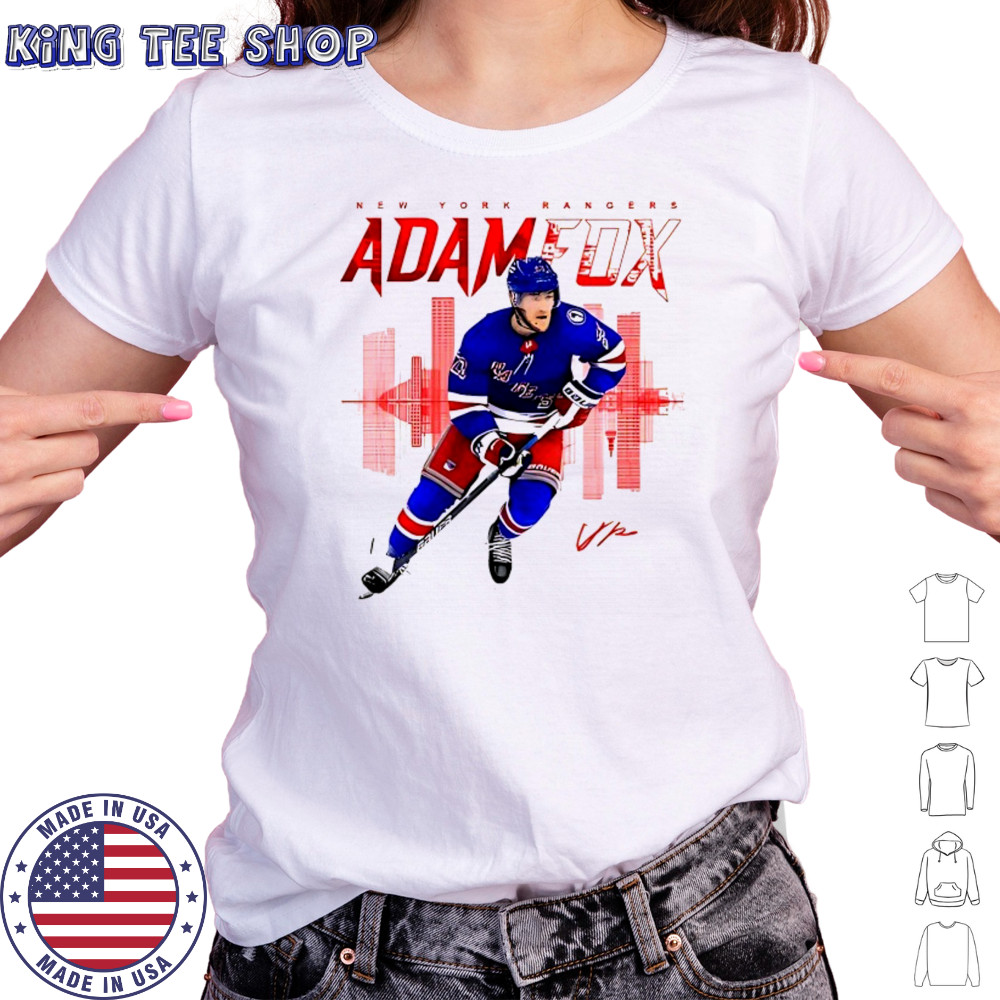 Adam Fox New York Rangers skyline signature shirt Women's T-shirt