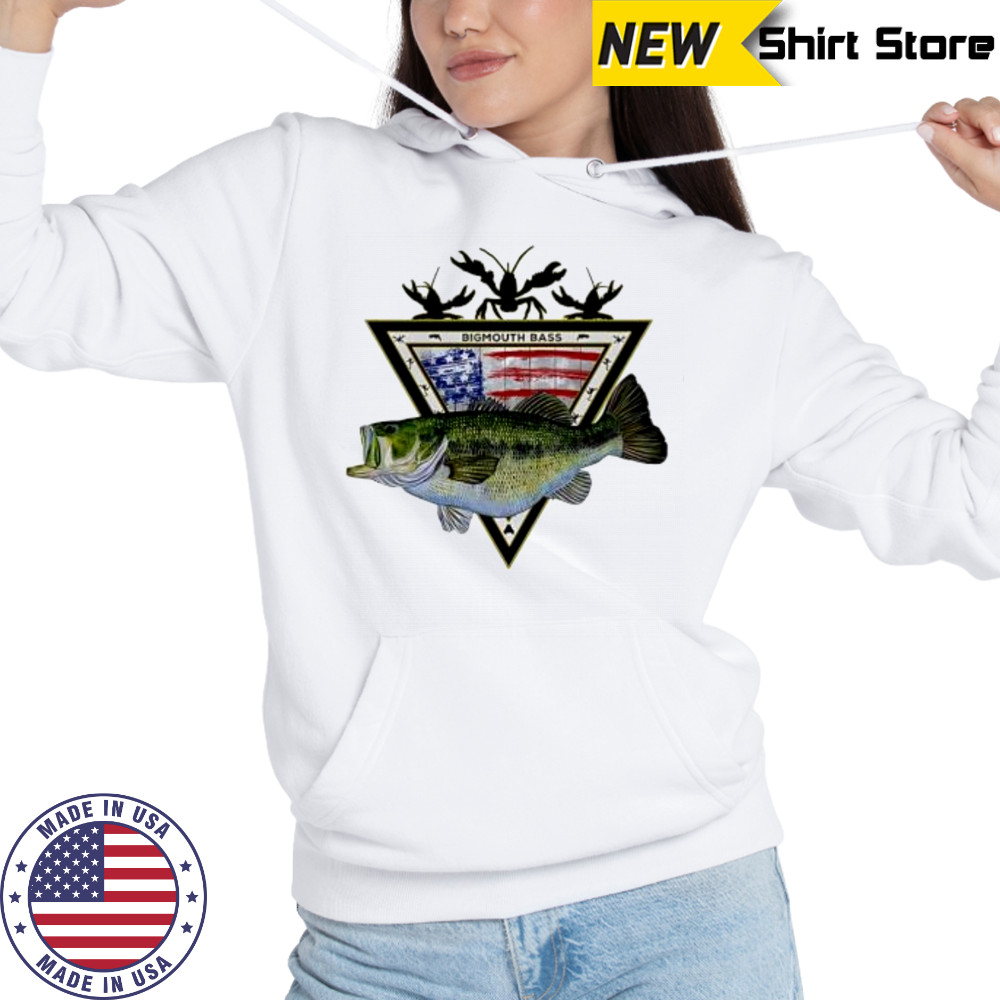 American Largemouth Bas Performance Seagrass shirt Hoodie