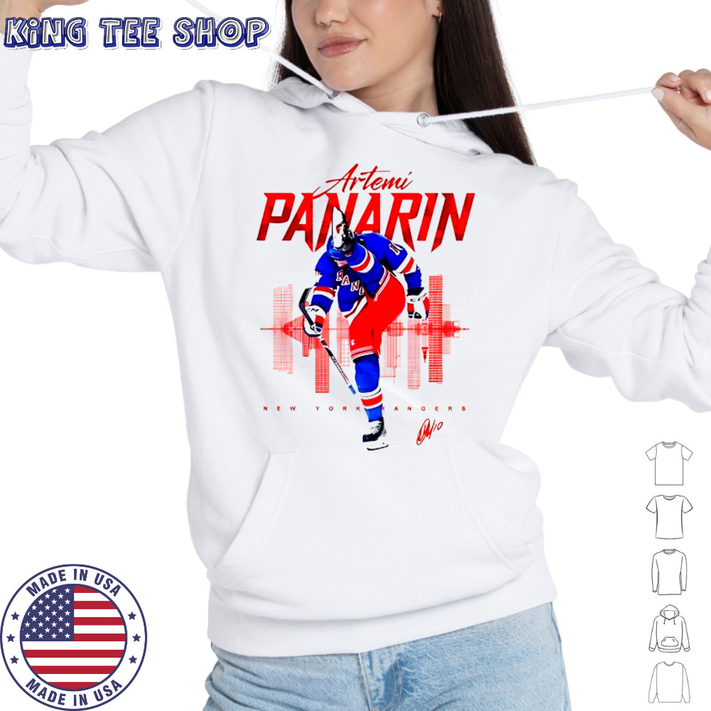 Artemi Panarin New York Rangers skyline signature shirt Hoodie