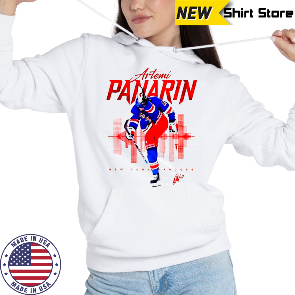 Artemi Panarin New York Rangers skyline signature shirt Hoodie