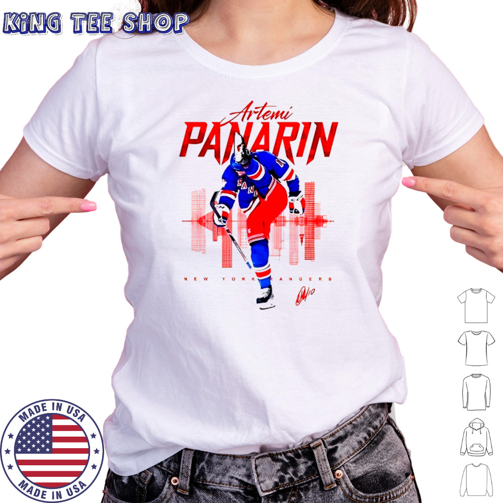 Artemi Panarin New York Rangers skyline signature shirt Women's T-shirt