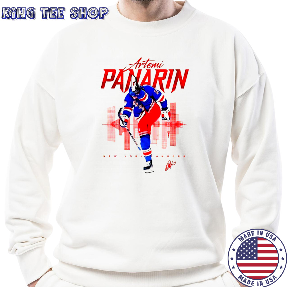 Artemi Panarin New York Rangers skyline signature shirt Sweatshirt