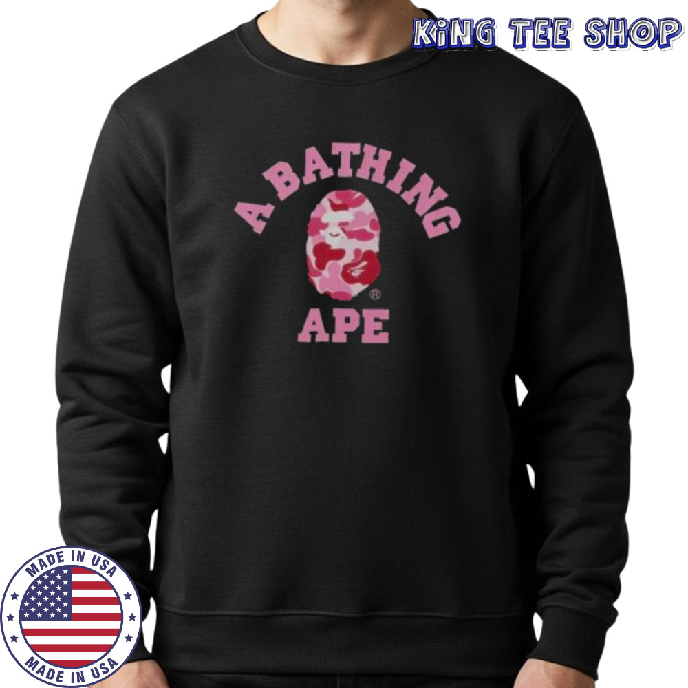 BAPE ABC Camo College Shirt Sweatshirt