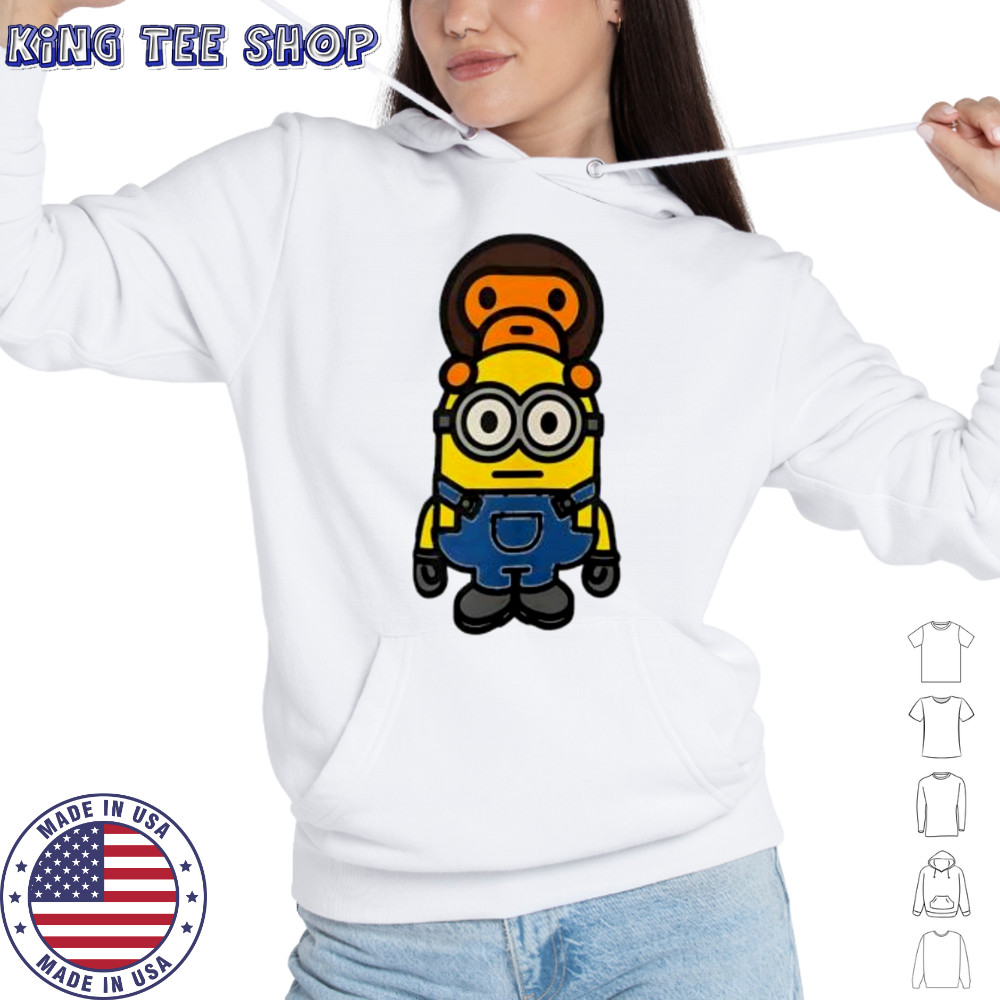 BAPE monkey x Minions shirt Hoodie