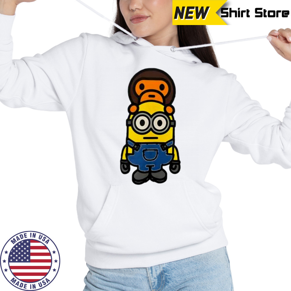 BAPE monkey x Minions shirt Hoodie