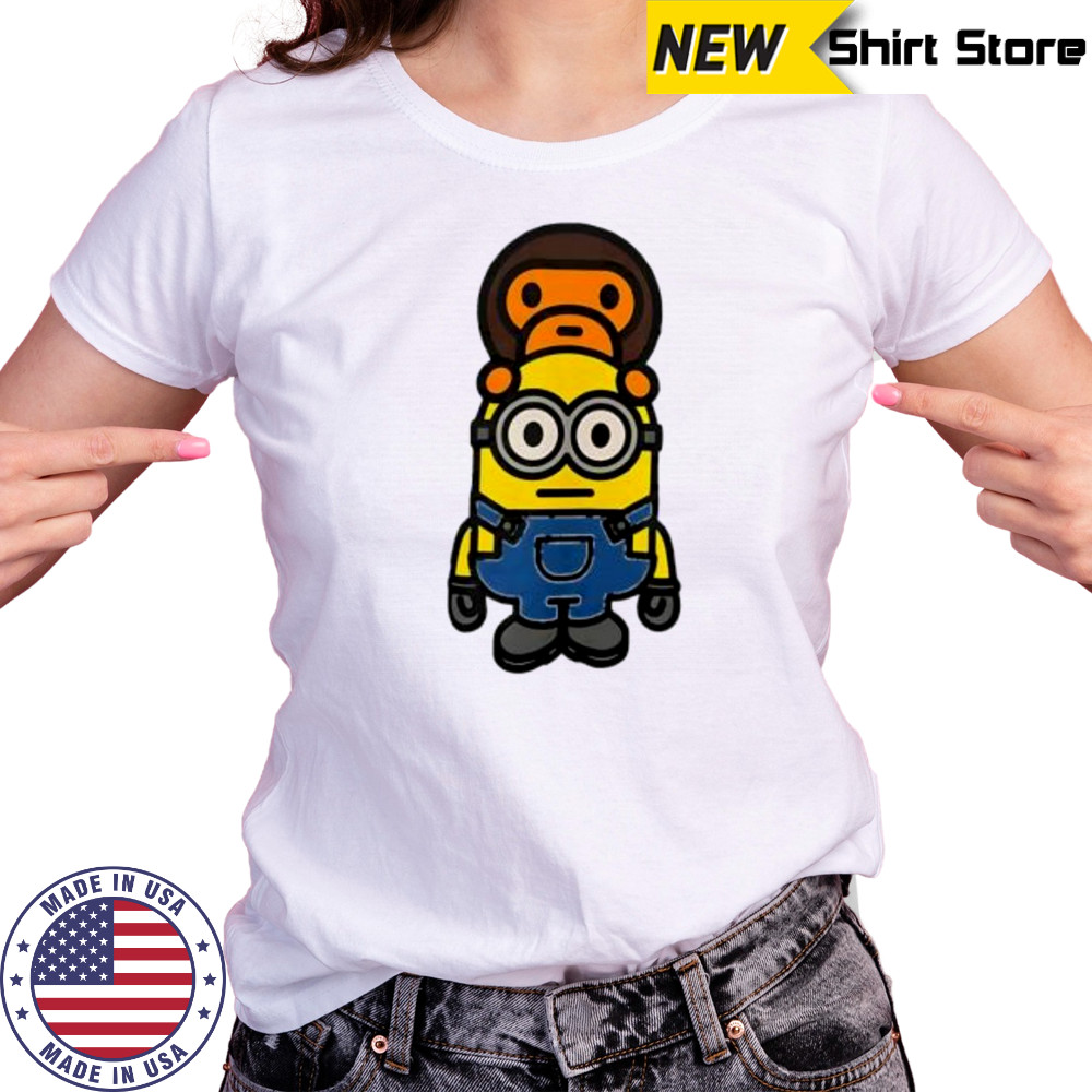 BAPE monkey x Minions shirt Women's T-shirt