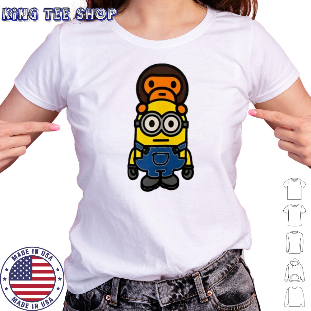 BAPE monkey x Minions shirt Women's T-shirt