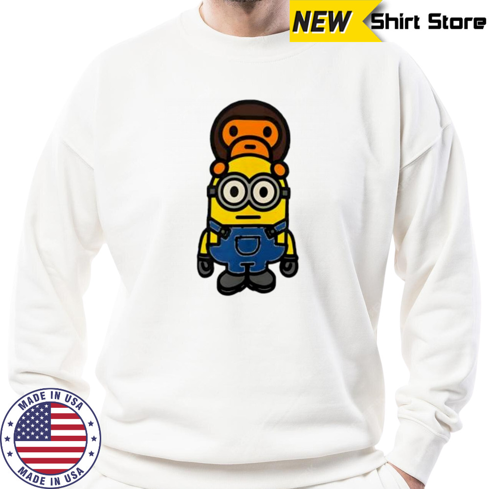BAPE monkey x Minions shirt Sweatshirt