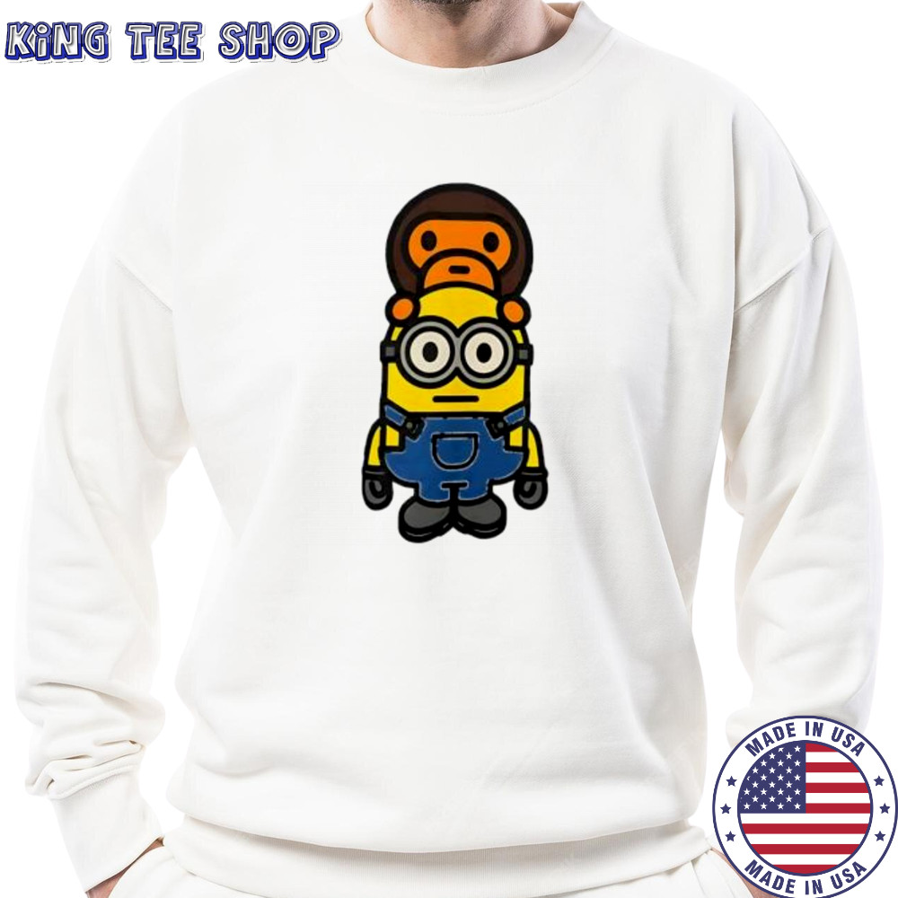 BAPE monkey x Minions shirt Sweatshirt