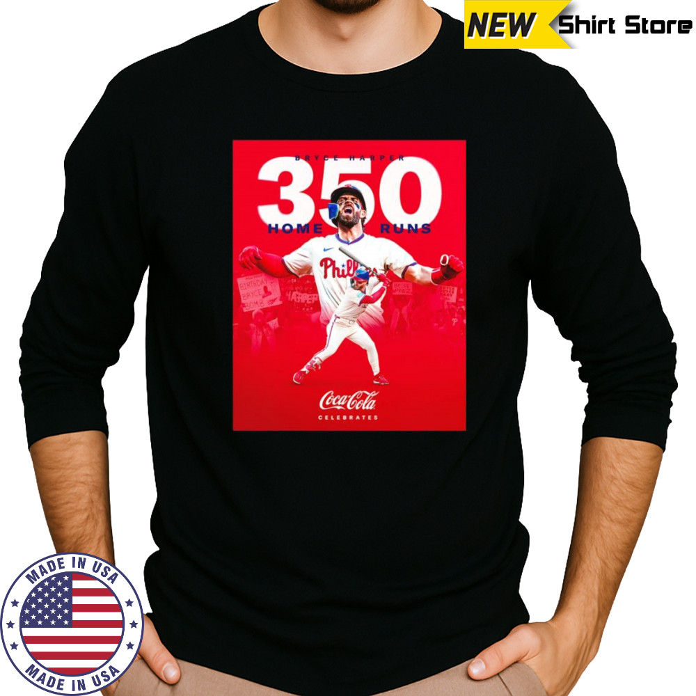 Bryce Harper MV350 Home Runs shirt Long Sleeved