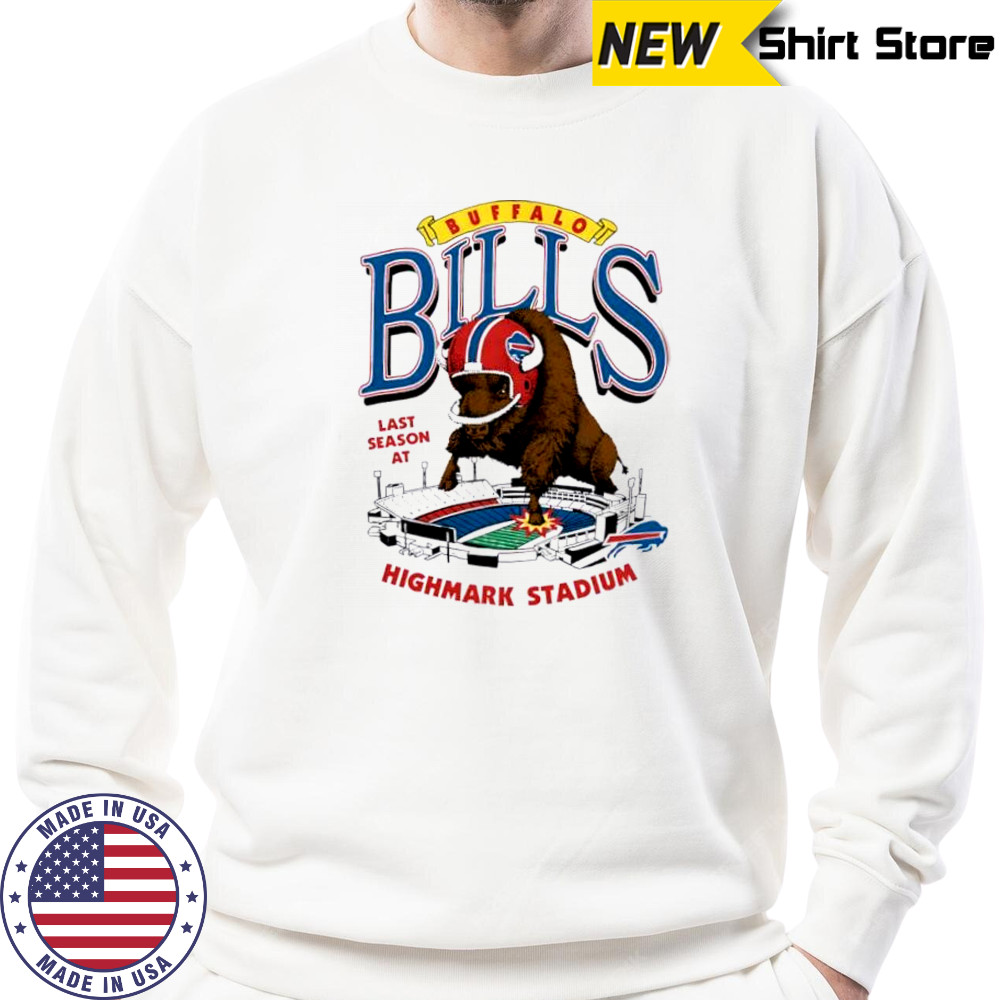 Buffalo Bills Homage Highmark Stadium Farewell Season Schedule mascot shirt Sweatshirt