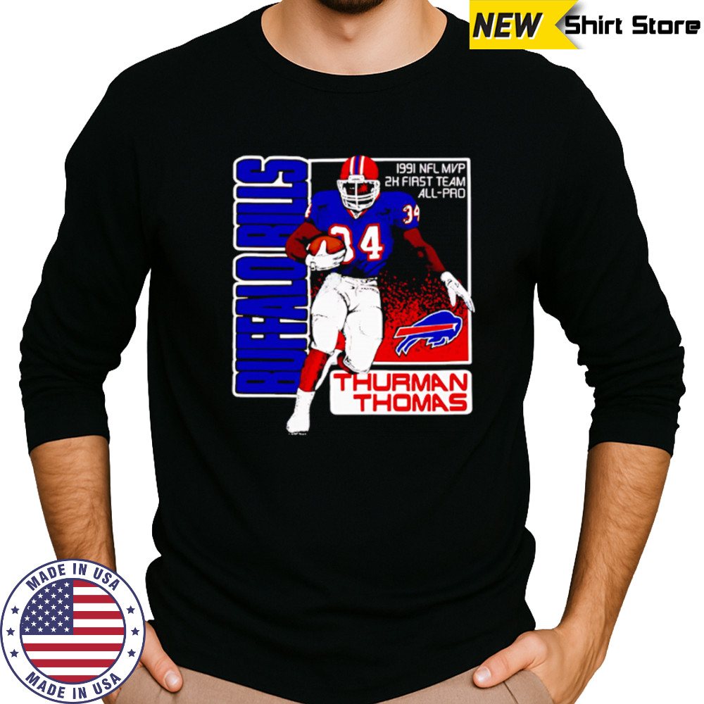 Buffalo Bills Homage Thurman Thomas Action shirt Long Sleeved
