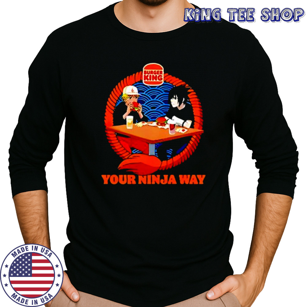 Burger king naruto 2025 shirt Long Sleeved
