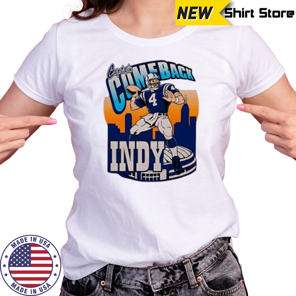 Captain Comeback Indy Skyline Football shirt Women's T-shirt