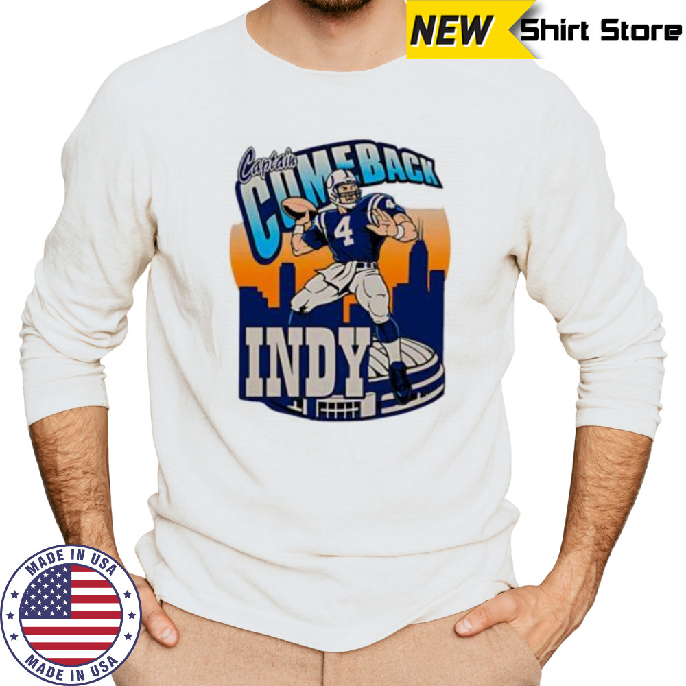 Captain Comeback Indy Skyline Football shirt Long Sleeved