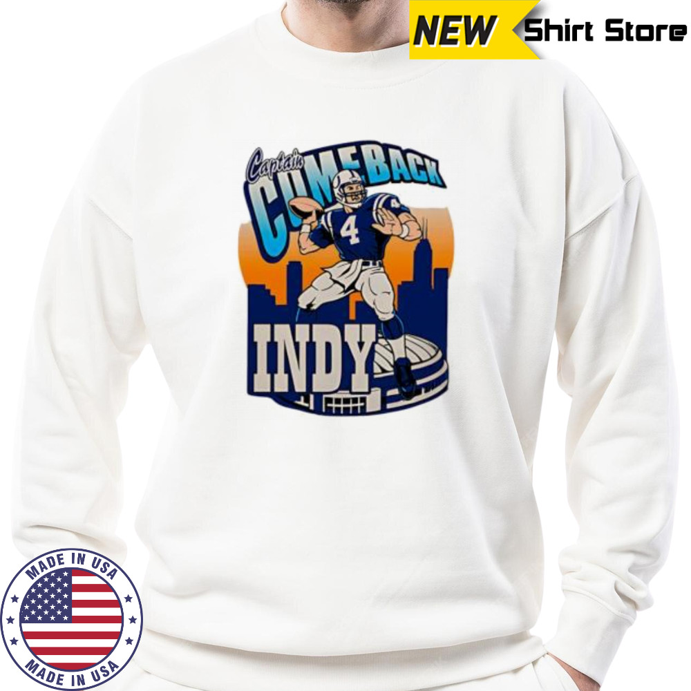 Captain Comeback Indy Skyline Football shirt Sweatshirt