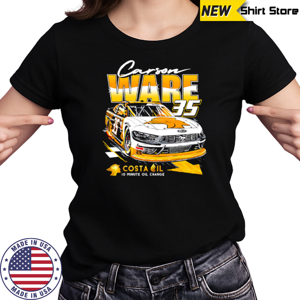 Carson Ware 35 Costa Oil 10 minute oil change shirt Women's T-shirt