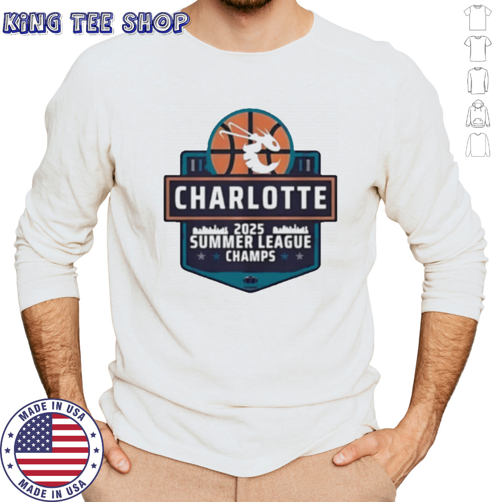 Charlotte Hornets 2025 Summer League Champs shirt Long Sleeved