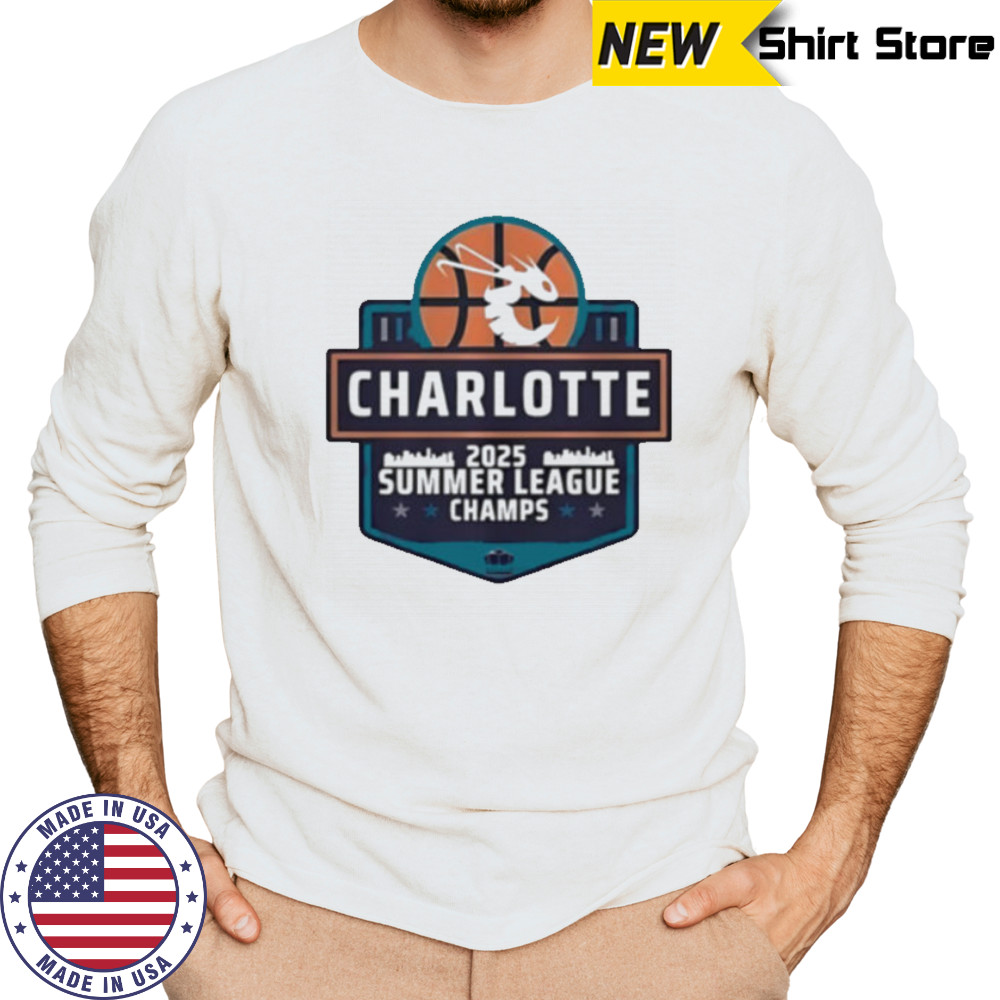 Charlotte Hornets 2025 Summer League Champs shirt Long Sleeved