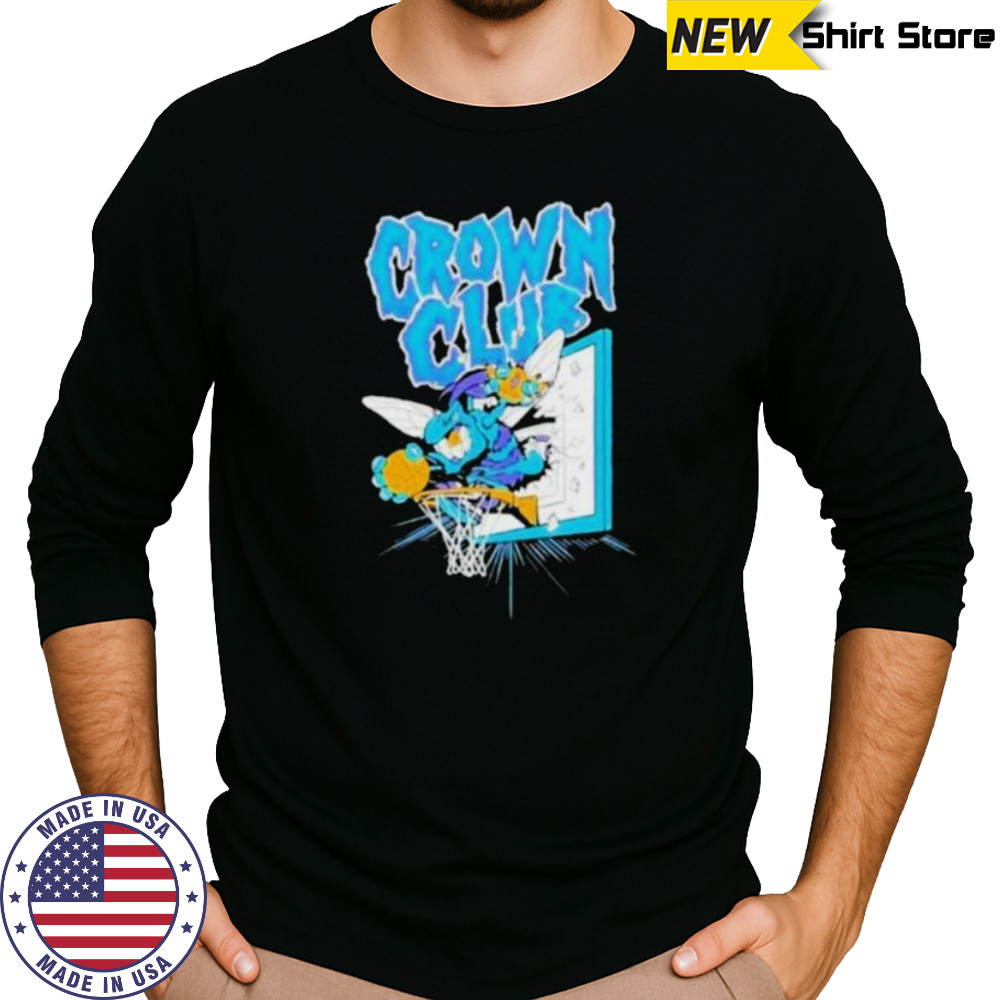 Charlotte Hornets Crown Club Shirt Long Sleeved