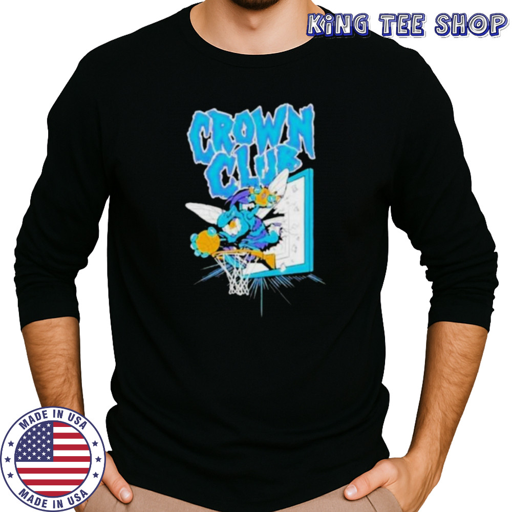 Charlotte Hornets Crown Club Shirt Long Sleeved