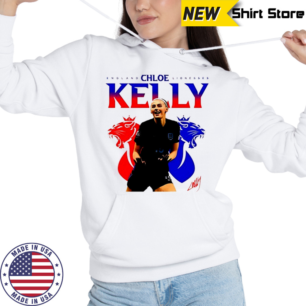 Chloe Kelly Football Soccer England Lionesses signature 2025 shirt Hoodie